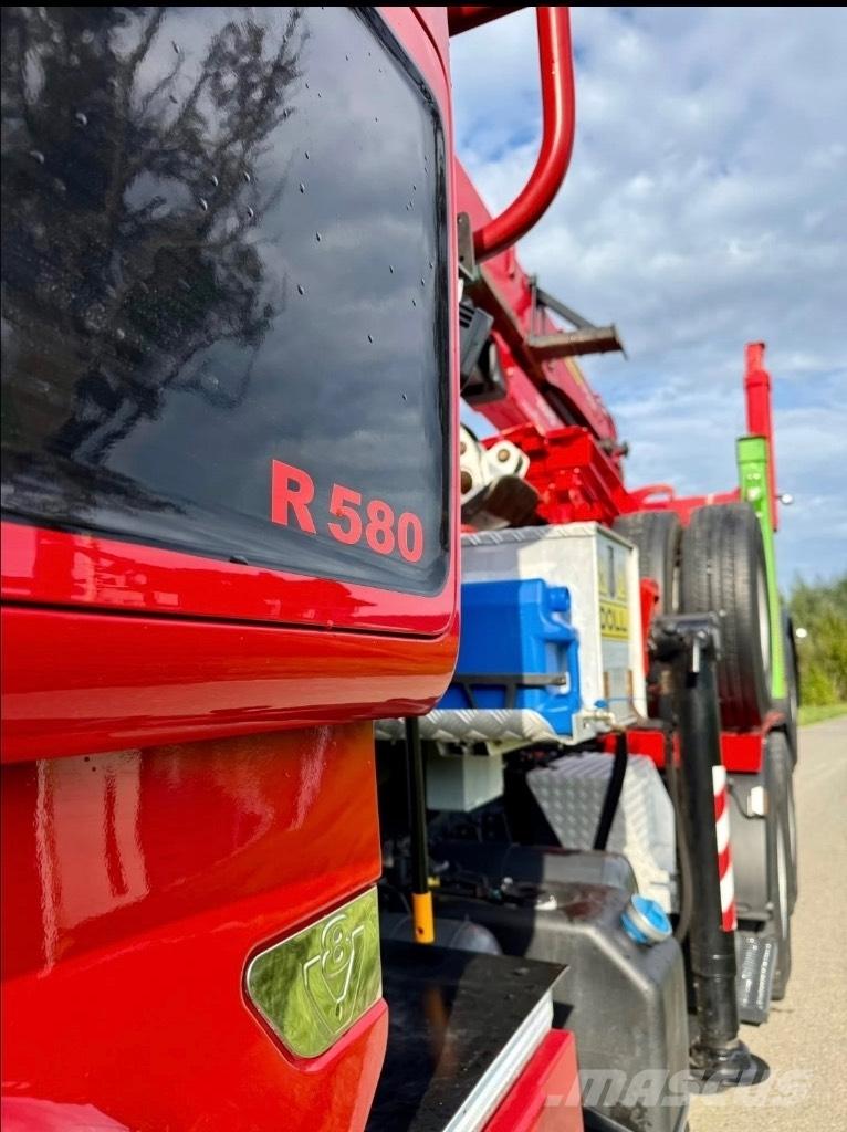 Scania R580 V8 6x4 Miškovežių vilkikai