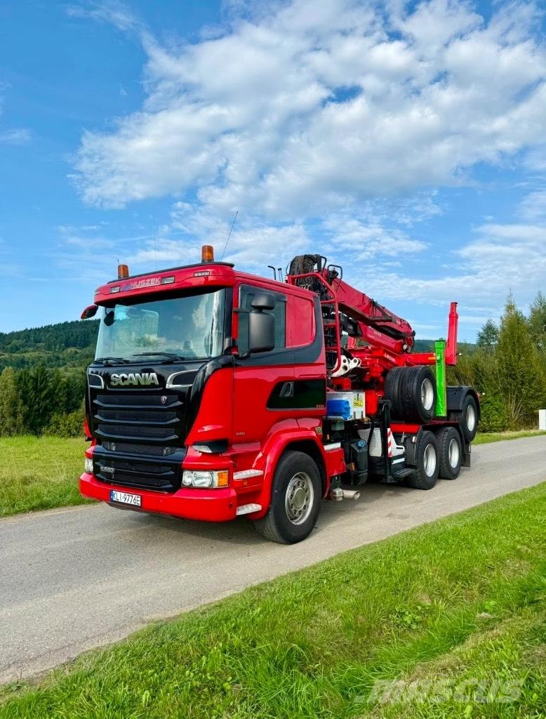 Scania R580 V8 6x4 Miškovežių vilkikai