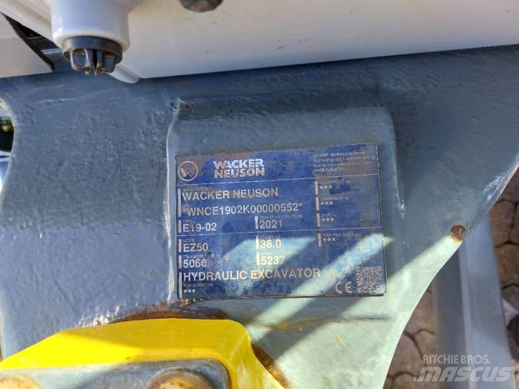 Wacker Neuson EZ50 Vikšriniai ekskavatoriai