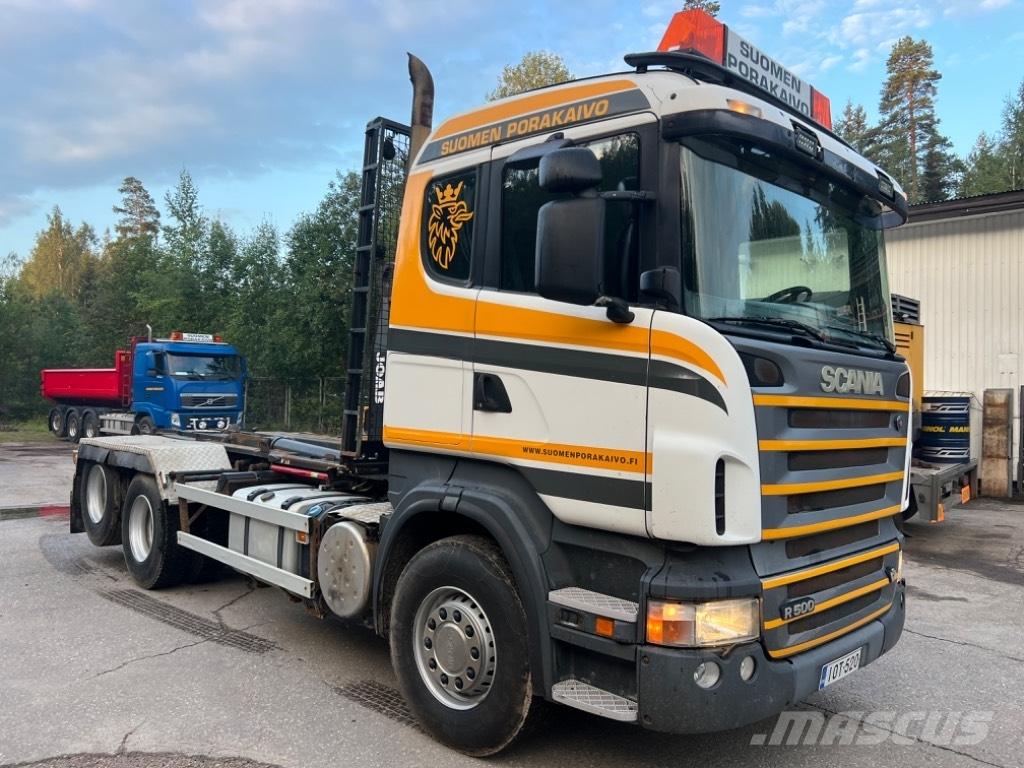 Scania R 500 Sunkvežimiai su keliamuoju kabliu