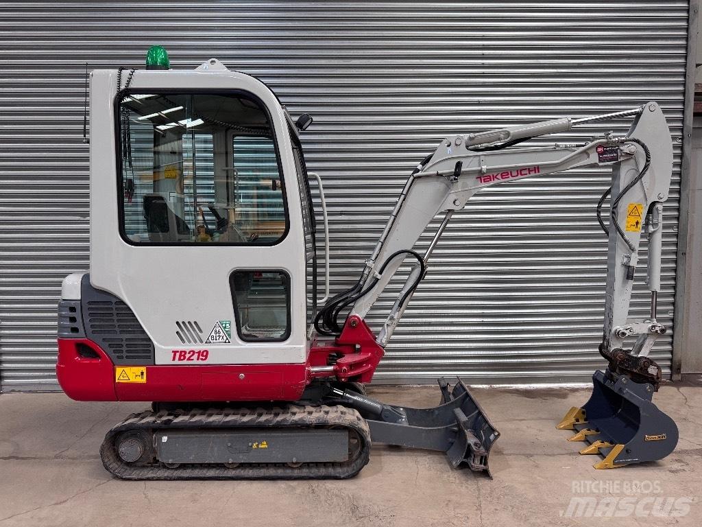 Takeuchi TB 219 Mini ekskavatoriai < 7 t