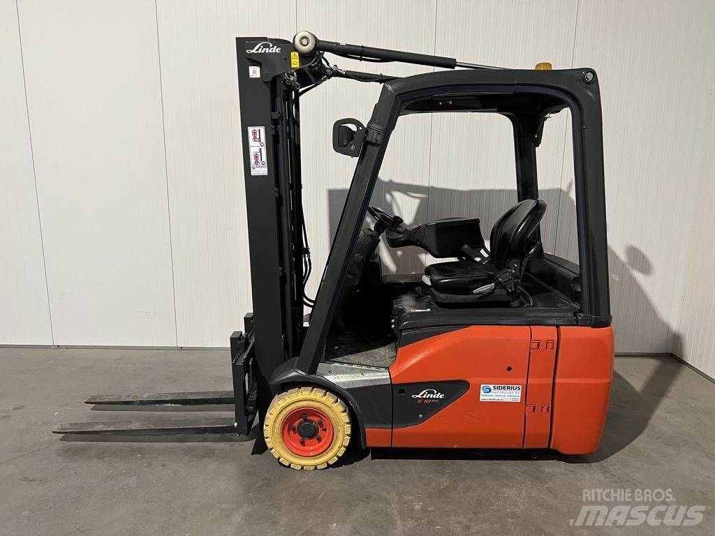 Linde E18-02 Elektriniai šakiniai krautuvai
