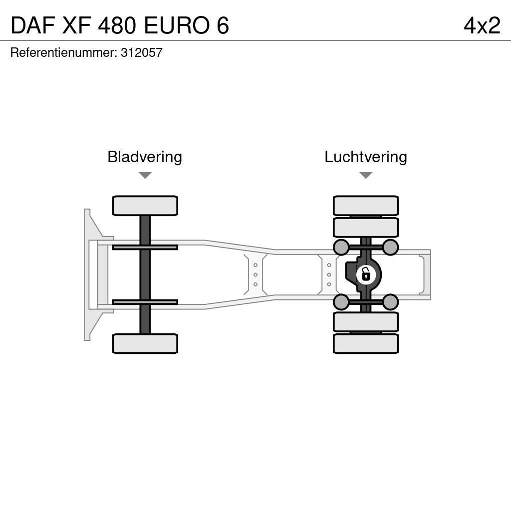 DAF XF 480 EURO 6 Naudoti vilkikai