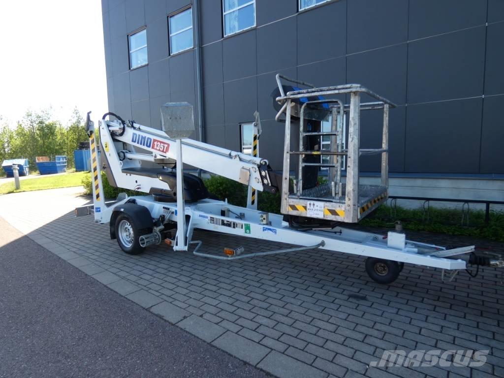 Dino 135 T Skylift Ant priekabų montuojamos kėlimo platformos
