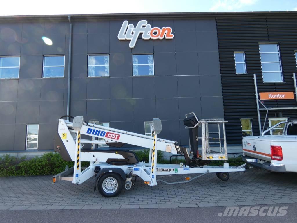 Dino 135 T Skylift Ant priekabų montuojamos kėlimo platformos