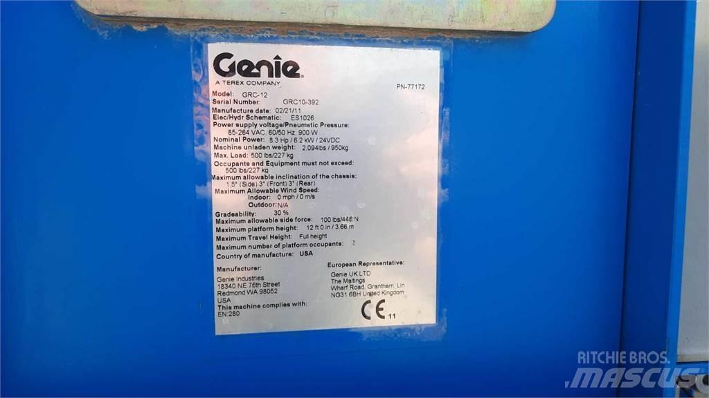 Genie GR12 Kiti keltuvai ir platformos