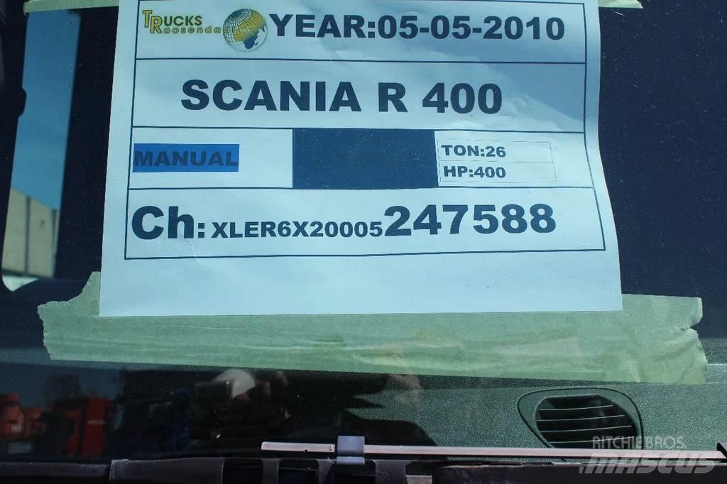 Scania R 400 + 6x2 Naudoti vilkikai