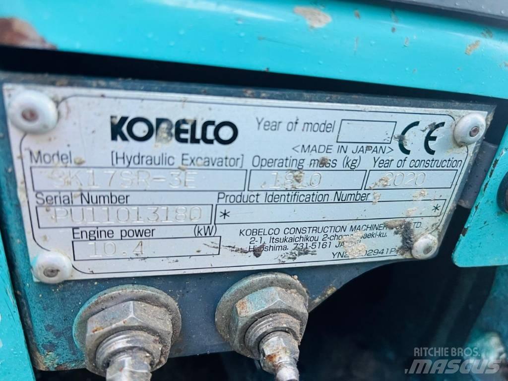 Kobelco SK 17 SR-3 Mini ekskavatoriai < 7 t
