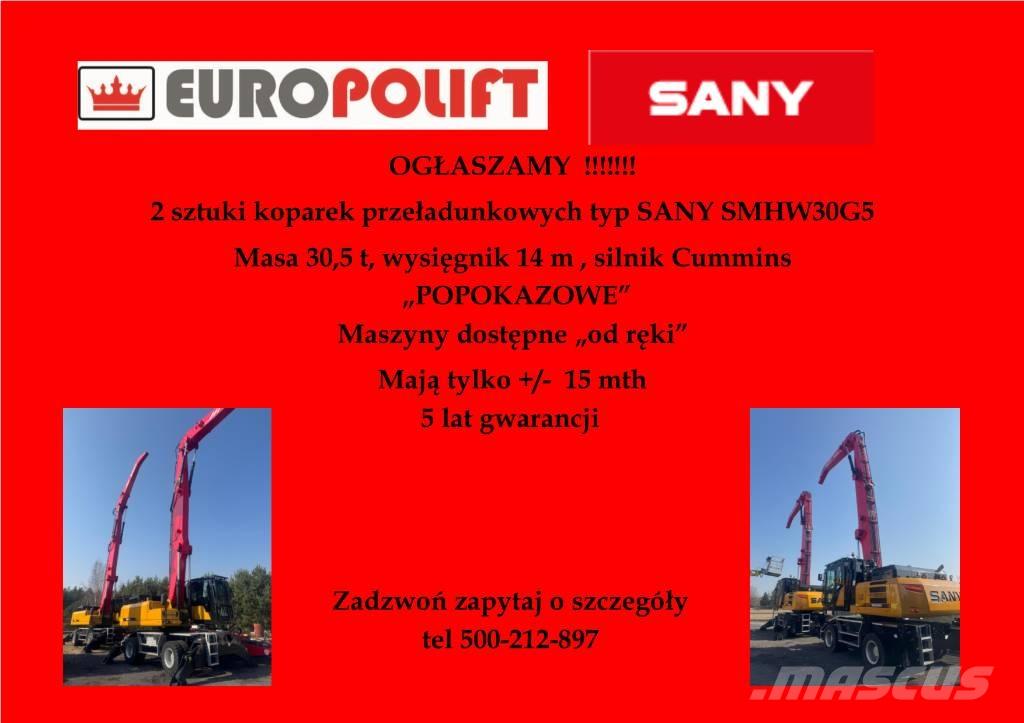 Sany SMHW 30 G5 Atliekų / pramoniniai krautuvai