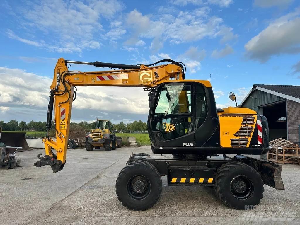 JCB JS145W Ratiniai ekskavatoriai