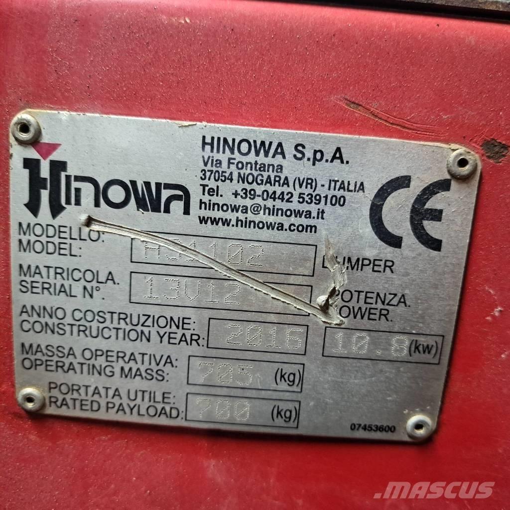 Hinowa HS1102 Vikšrinė savivartė technika