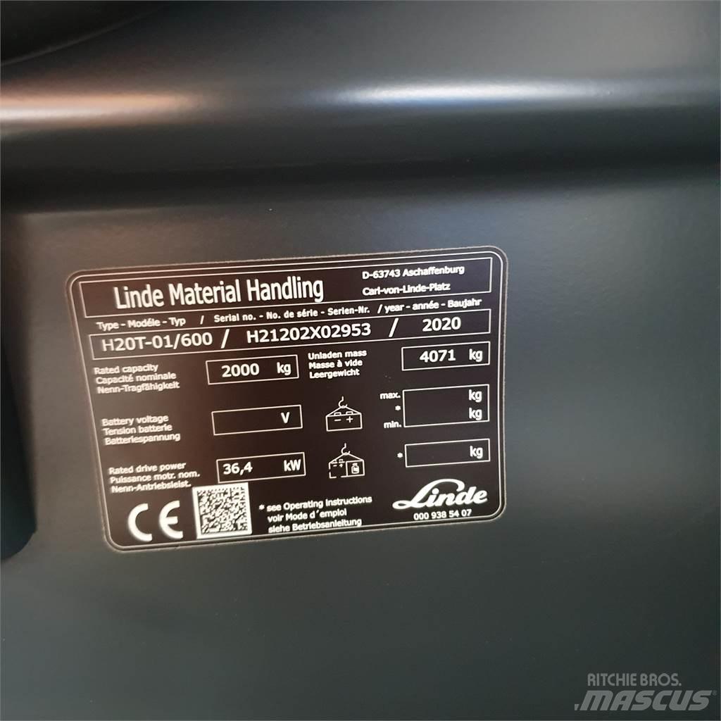 Linde H20T/600 LPG (dujiniai) krautuvai
