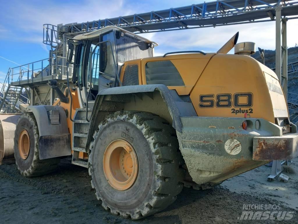 Liebherr L 580 Krautuvai su šoniniu pasukimu