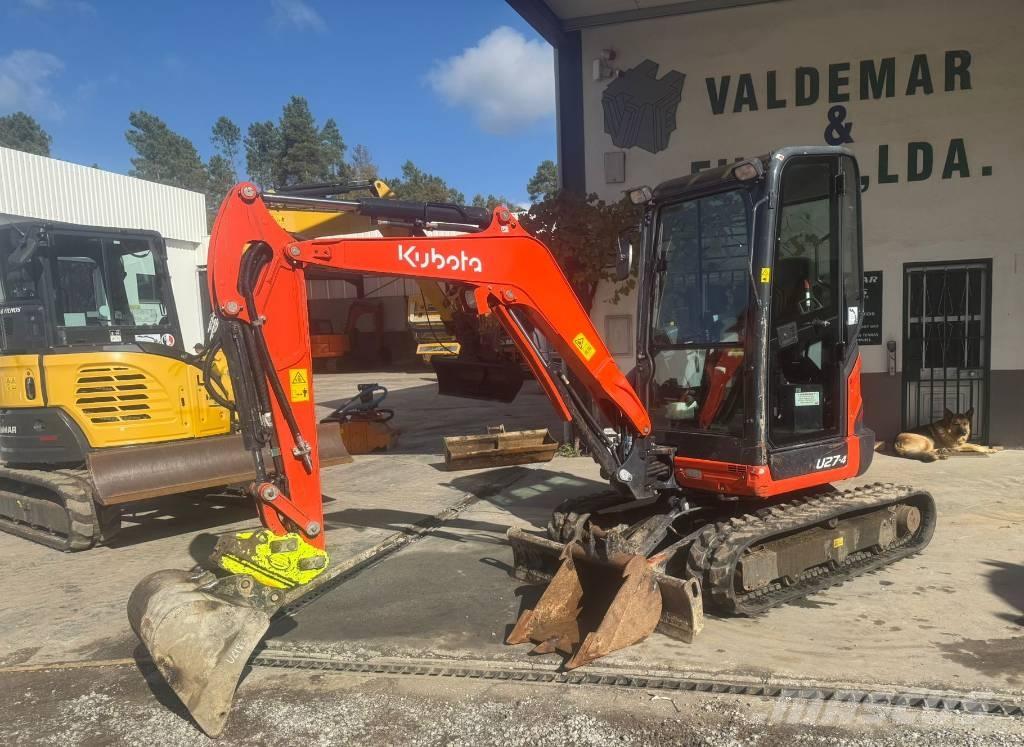 Kubota U 27 Mini ekskavatoriai < 7 t