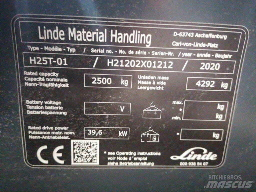 Linde H25T-01 Elektriniai šakiniai krautuvai