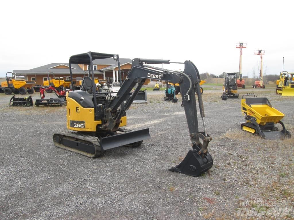 John Deere 26G Mini ekskavatoriai < 7 t