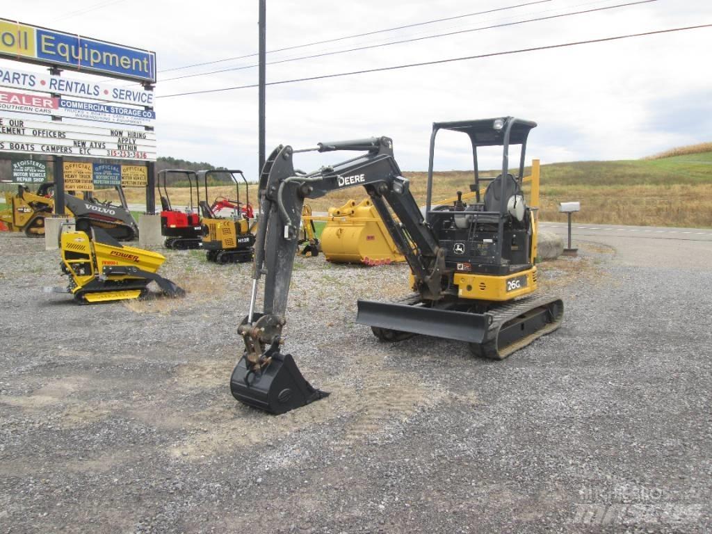 John Deere 26G Mini ekskavatoriai < 7 t