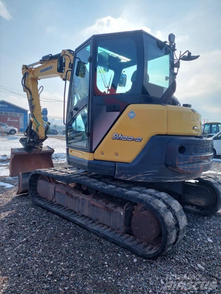 Yanmar SV 100-2 Vidutinės galios ekskavatoriai 7-12 t