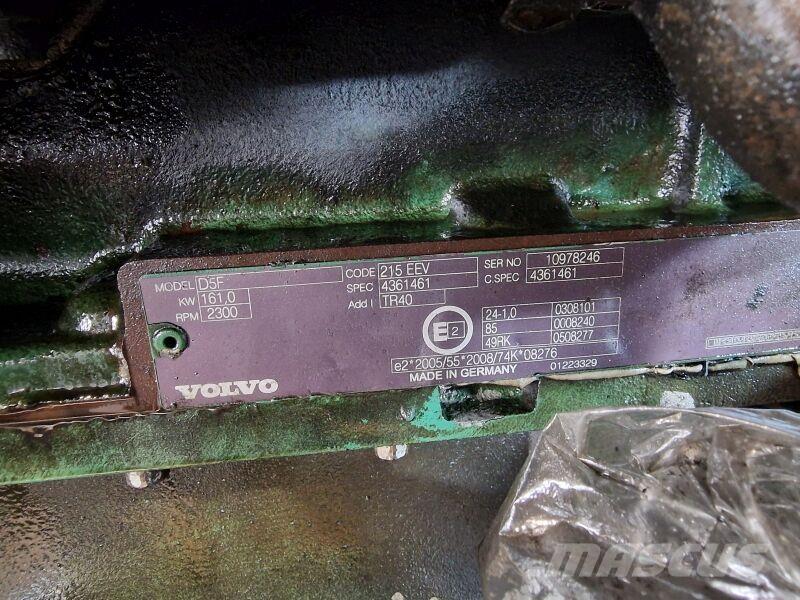 Volvo D5F 215EEV Varikliai