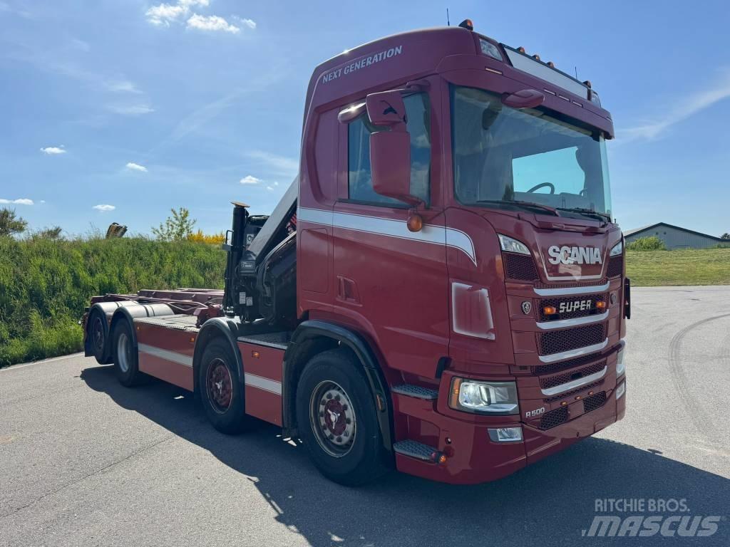 Scania R 500 CB Automobiliniai kranai