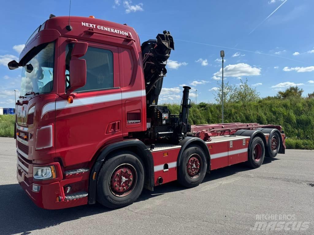 Scania R 500 CB Automobiliniai kranai
