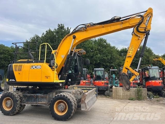 JCB JS 145 W Ratiniai ekskavatoriai
