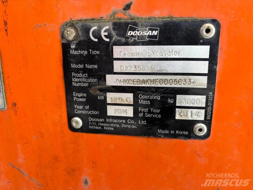 Doosan DX225 LC R Vikšriniai ekskavatoriai