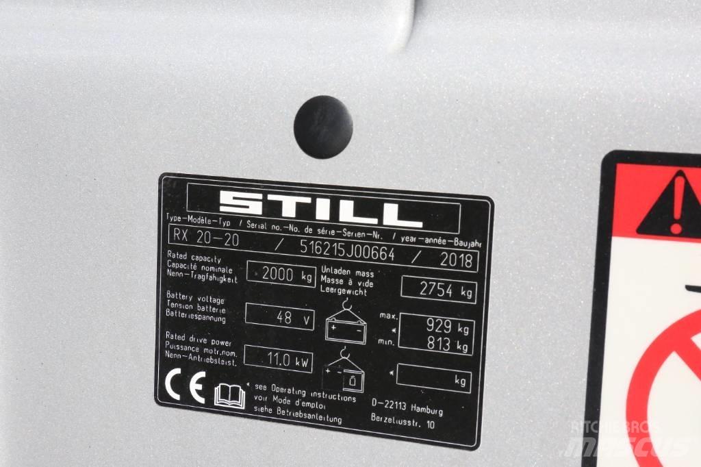 Still RX20-20 Elektriniai šakiniai krautuvai