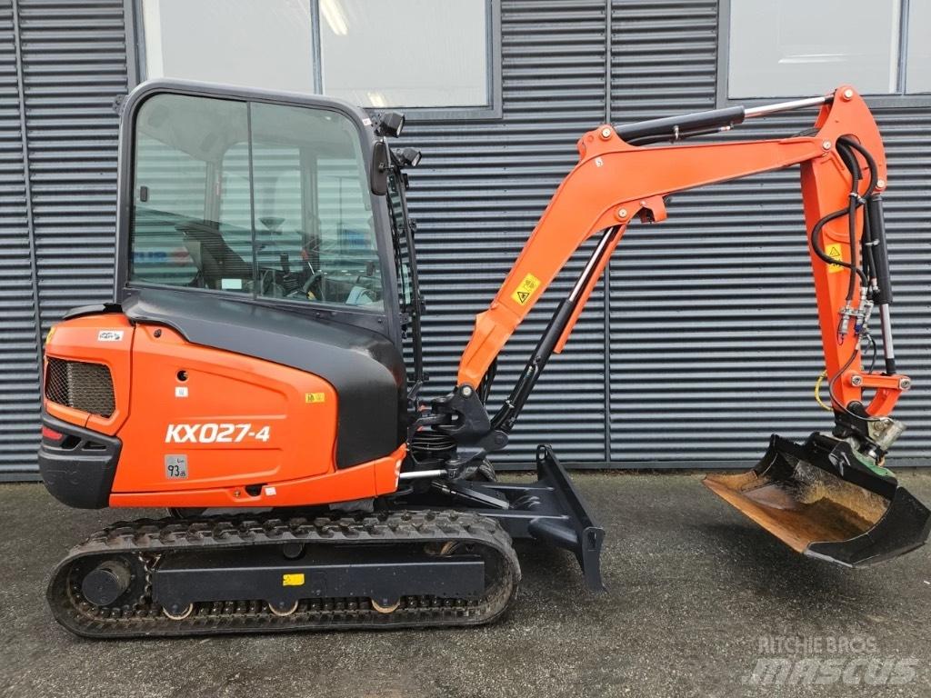 Kubota kx027-4 Mini ekskavatoriai < 7 t