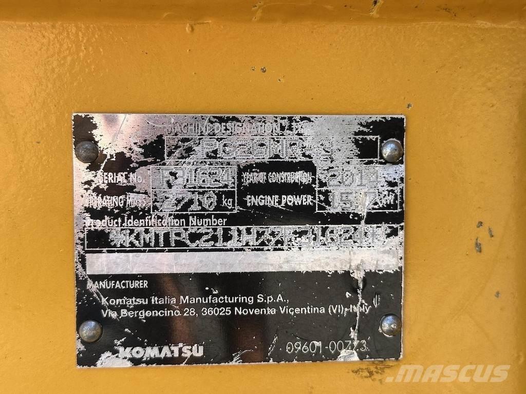 Komatsu PC26MR-3 Mini ekskavatoriai < 7 t