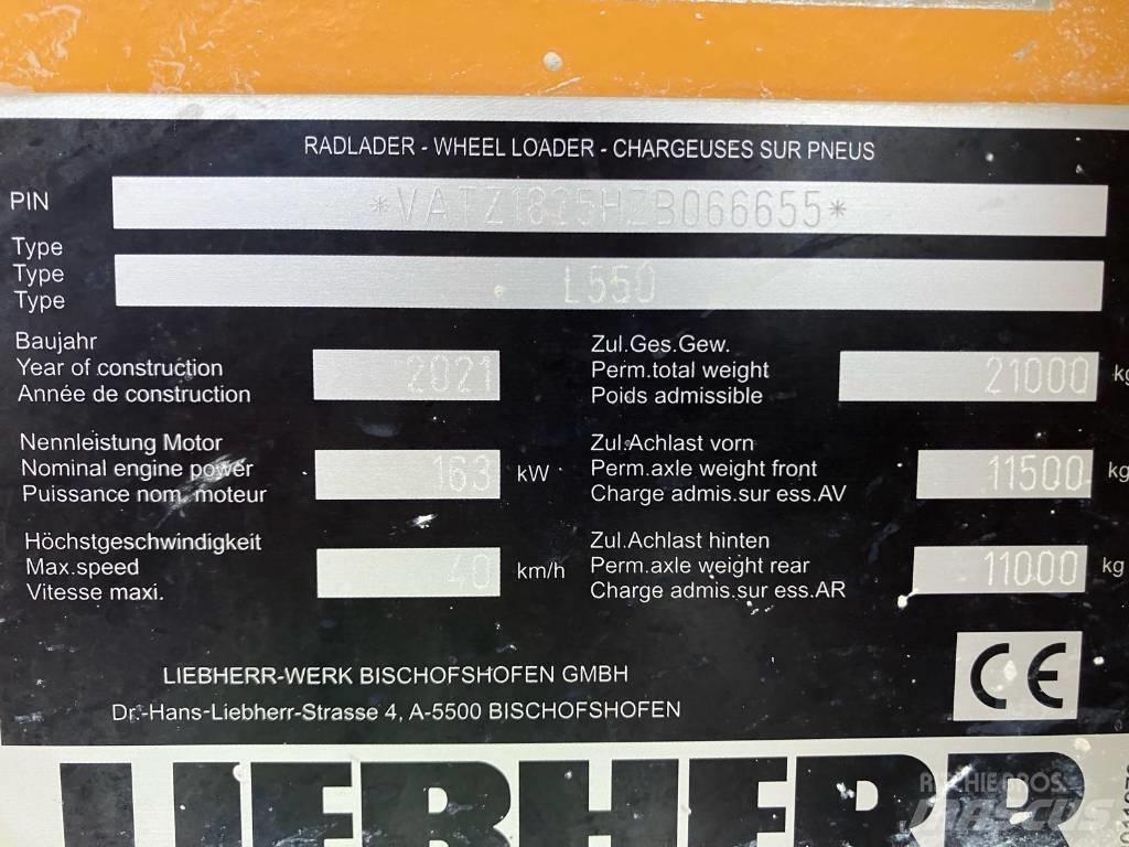 Liebherr L550 Xpower Naudoti ratiniai krautuvai