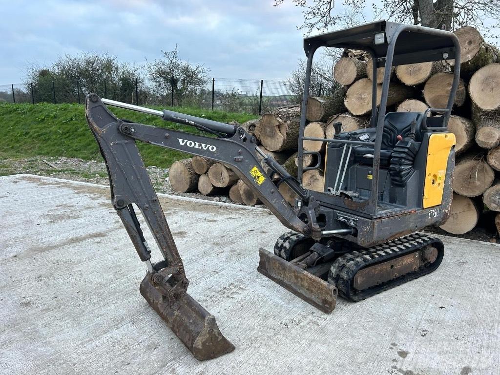 Volvo EC 15D Mini ekskavatoriai < 7 t