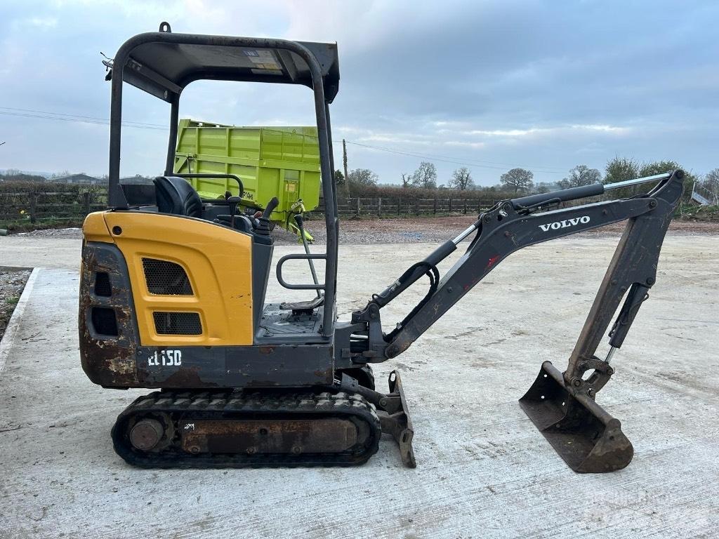 Volvo EC 15D Mini ekskavatoriai < 7 t