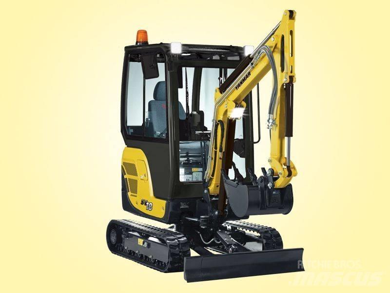 Yanmar SV 18 Mini ekskavatoriai < 7 t
