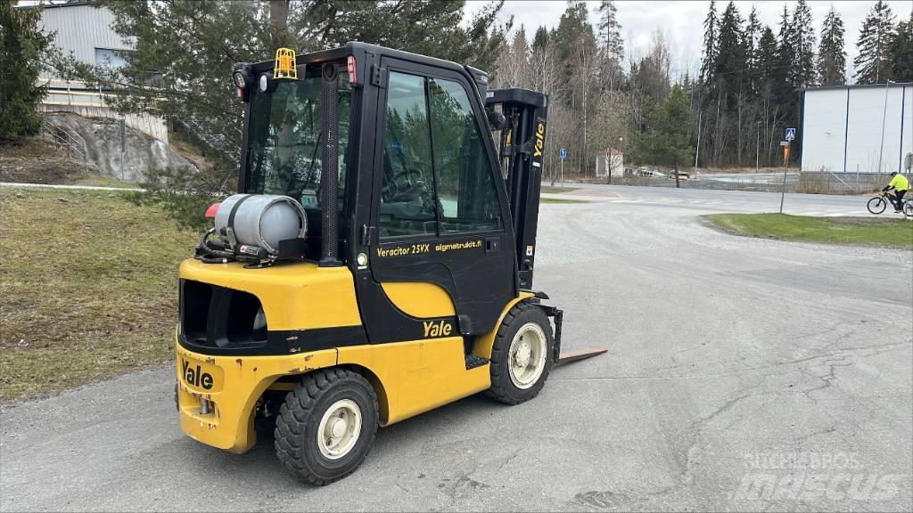 Yale GLP 25 VX LPG (dujiniai) krautuvai