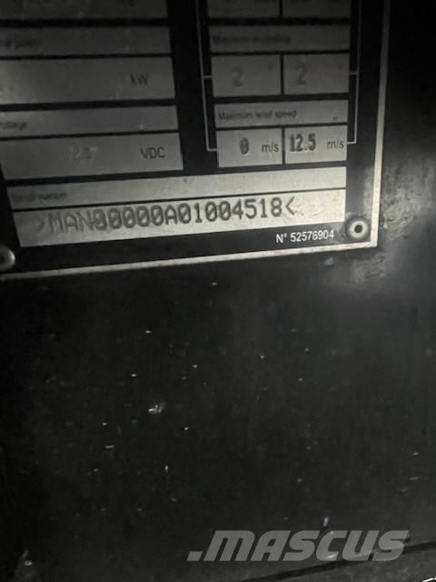 Manitou 100 VJR Vertikalūs stiebiniai keltuvai