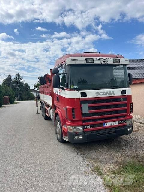 Scania R 114 Automobiliniai kranai