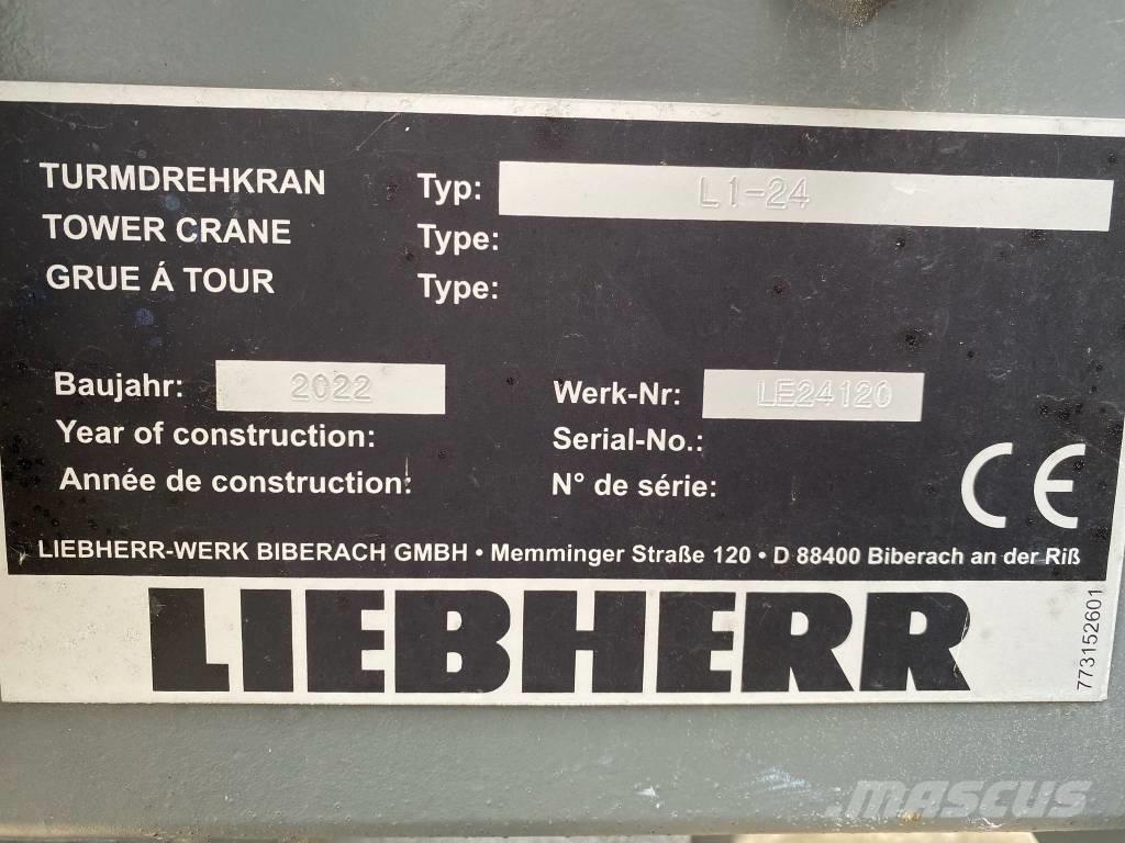 Liebherr L1-24 Bokštiniai kranai