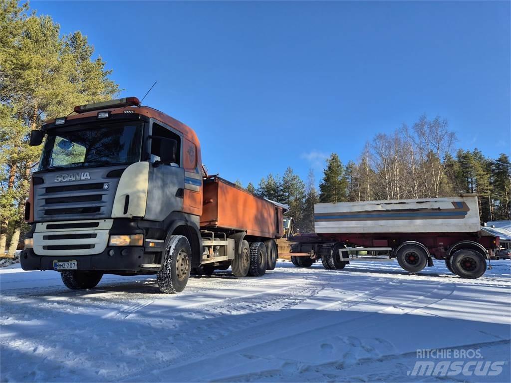Scania R 470 Savivarčių priekabų vilkikai