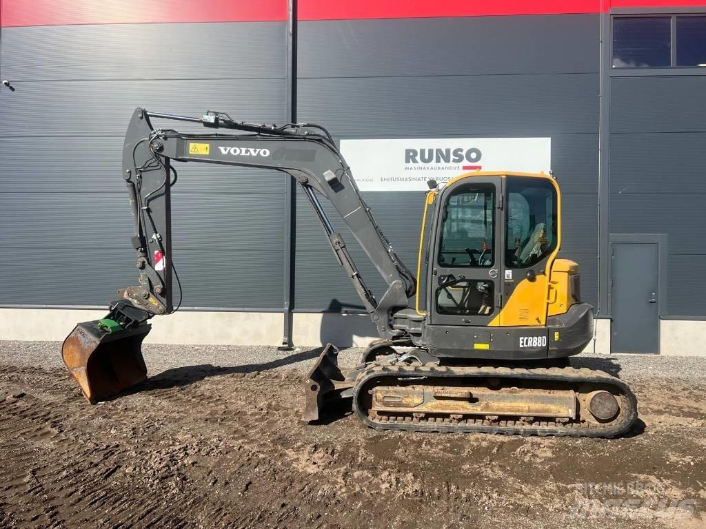 Volvo ECR 88 D Vidutinės galios ekskavatoriai 7-12 t