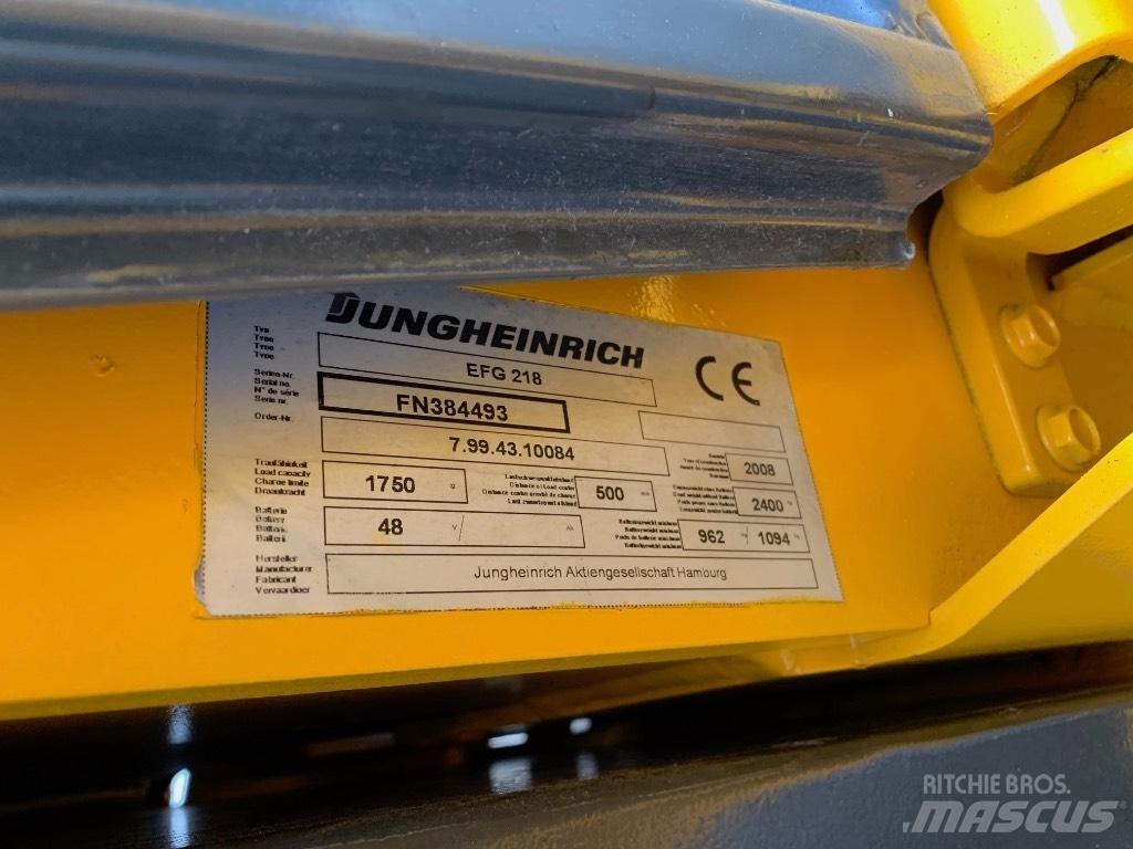 Jungheinrich EFG 218 Elektriniai šakiniai krautuvai