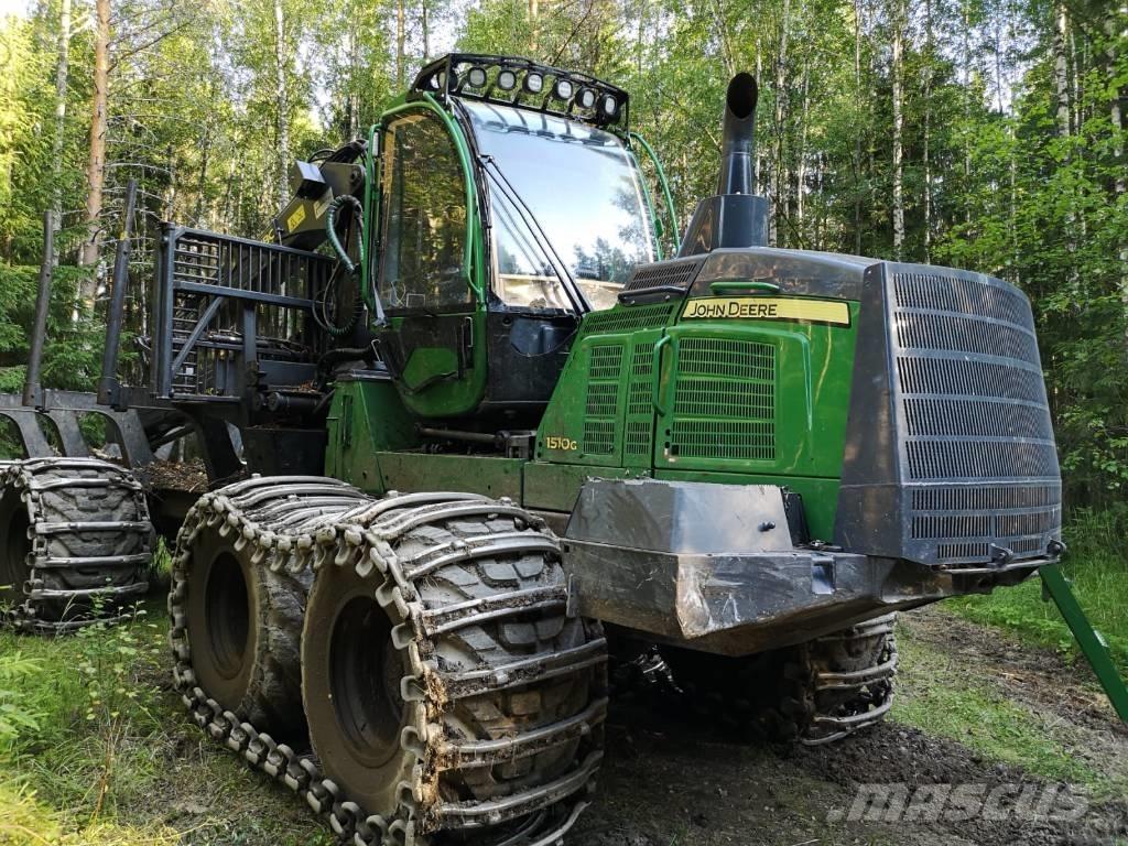 John Deere 1510 G Naudoti miškovežiai (Forvarderiai)