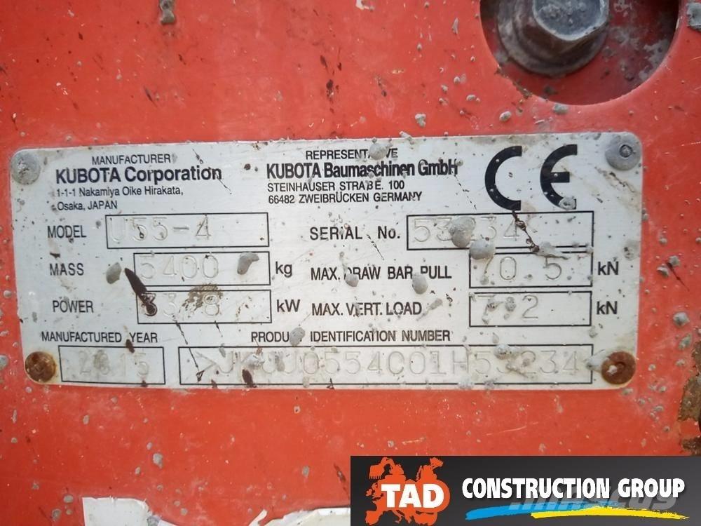 Kubota U 55-4 Mini ekskavatoriai < 7 t
