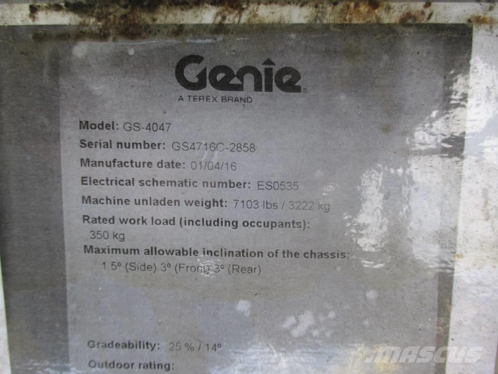 Genie GS 4047 Žirkliniai keltuvai