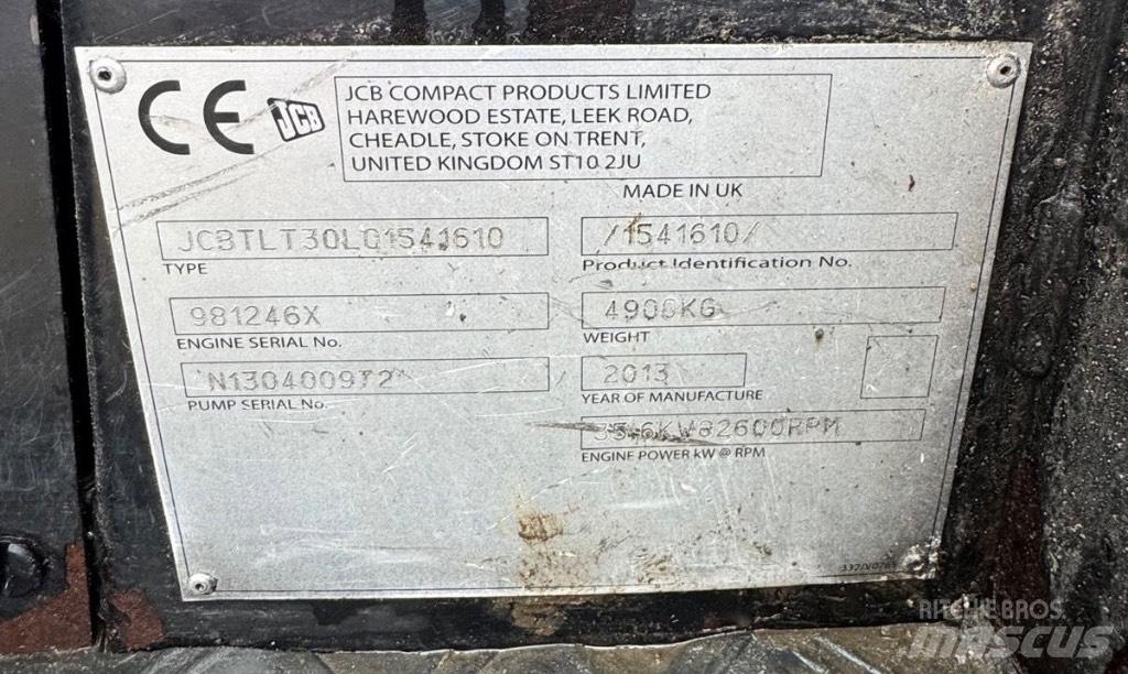 JCB 30 D Šakiniai krautuvai - Kita