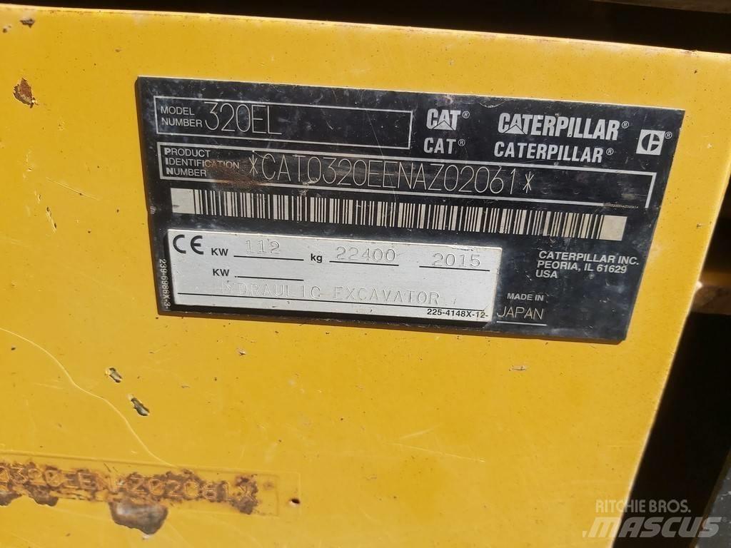 CAT 320 EL Vikšriniai ekskavatoriai