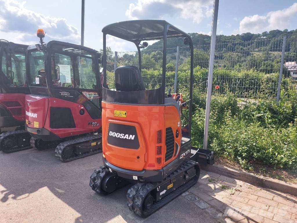 Doosan DX 17 Mini ekskavatoriai < 7 t