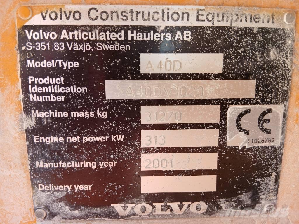 Volvo A 40 D Karjeriniai savivarčiai