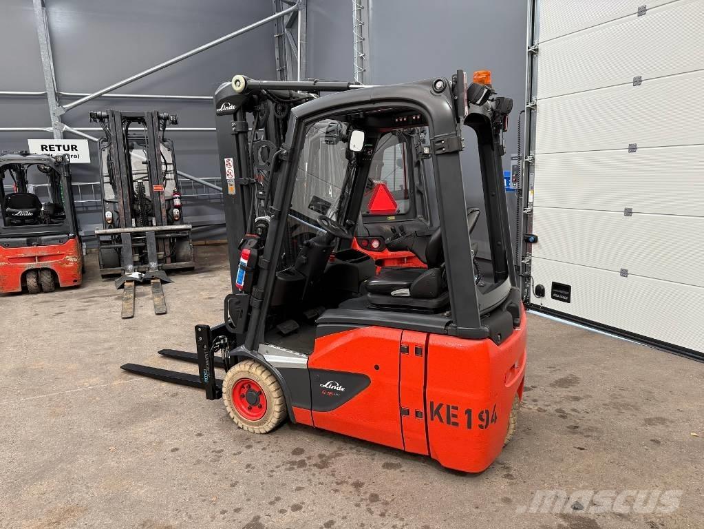 Linde E 16 C-02 Elektriniai šakiniai krautuvai