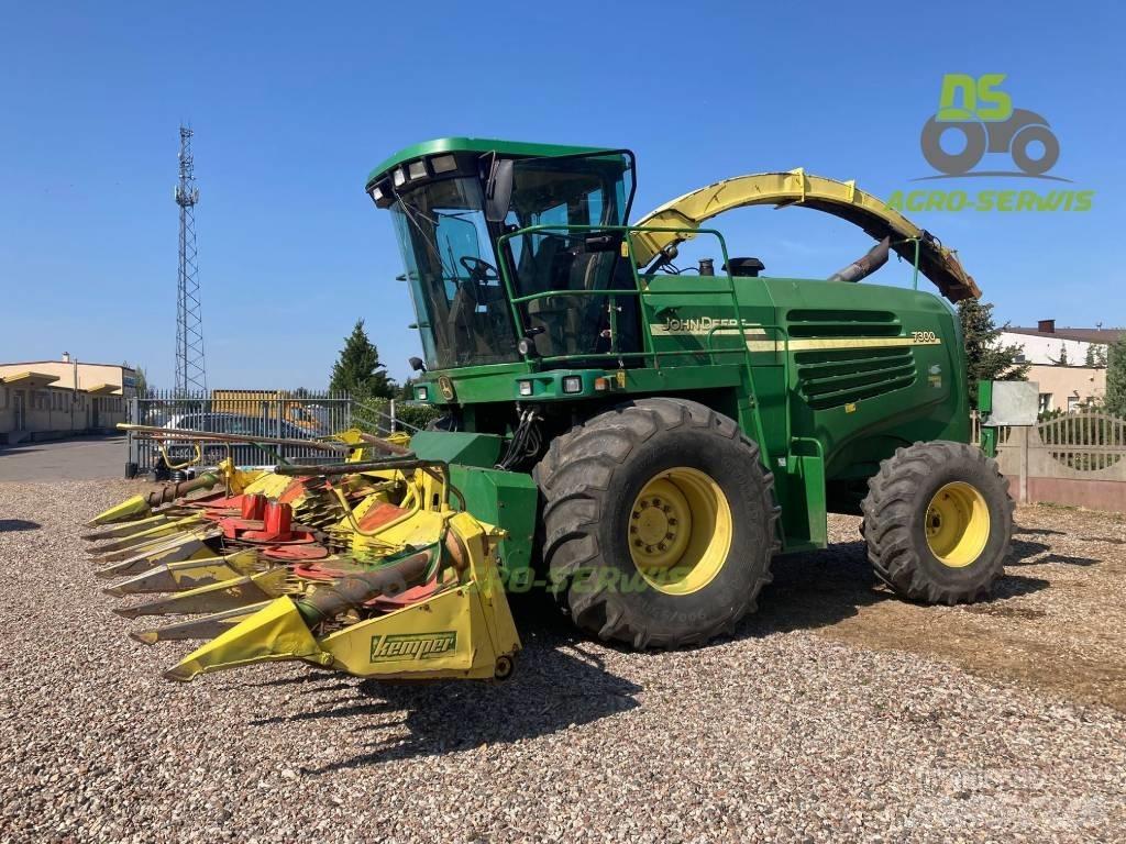 John Deere 7300 Pašarų ruošimo technika